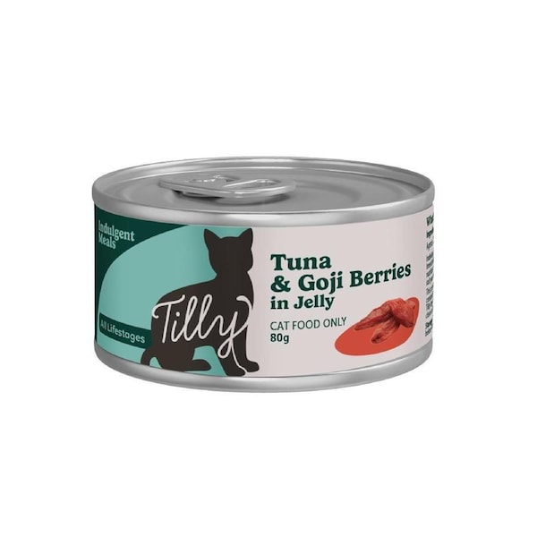 Tilly Indulgent Meals Tuna & Goji Berries in Jelly Wet Cat Food 80g 80g