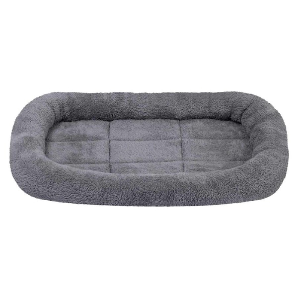 Lexi & Me Fluffy Dog Mat Mist Grey Large
