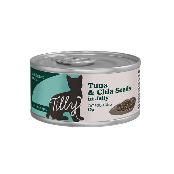 Tilly Indulgent Meals Tuna & Chia Seeds in Jelly Wet Cat Food 80g 80g