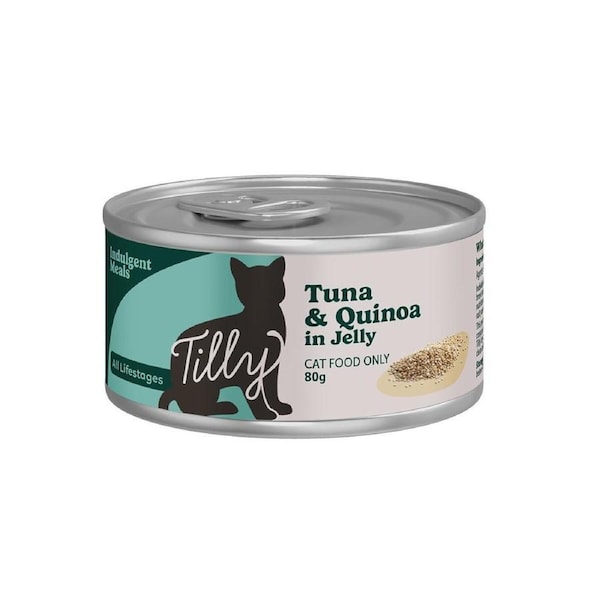 Tilly Indulgent Meals Tuna & Quinoa in Jelly Wet Cat Food 80g 80g