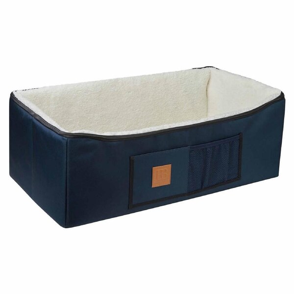 Buddy & Belle Pet Car Seat Double with Reversible Lining Charcoal