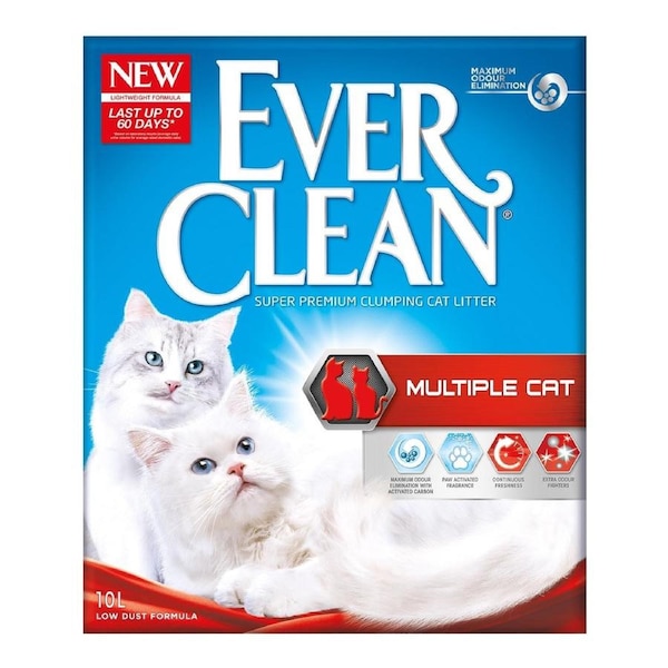 Ever Clean Multiple Cat Scented Extra Strong Clumping Cat Litter 10L 10L