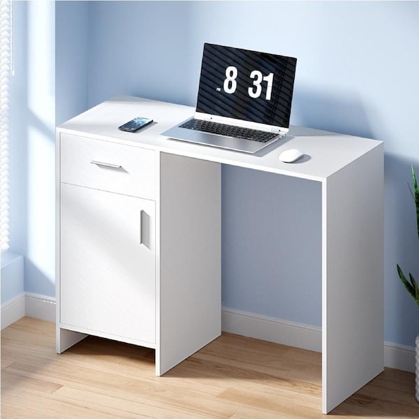 Artiss Computer Desk Drawer Black 140CM Model?9 White