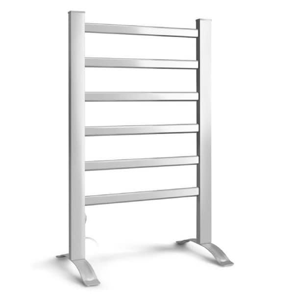 Devanti Electric Heated Towel Rail Rack Wall Mounted/Freestanding Model 3:6 Rungs