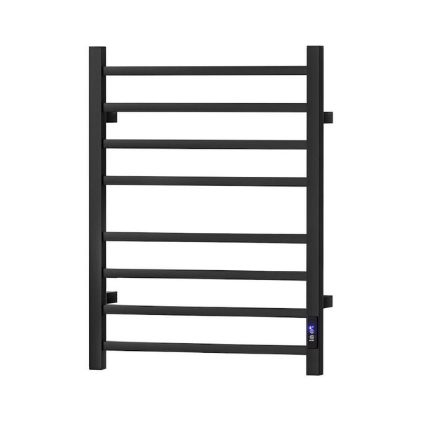 Devanti Electric Heated Towel Rail Rack Wall Mounted/Freestanding Model 6:8 Rungs