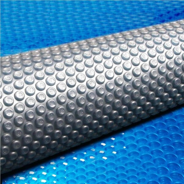 Aqua Buddy Pool Cover 400 / 500 Micron Swimming Pool Solar Blanket Roller Shade Model 4- 8x4.2m