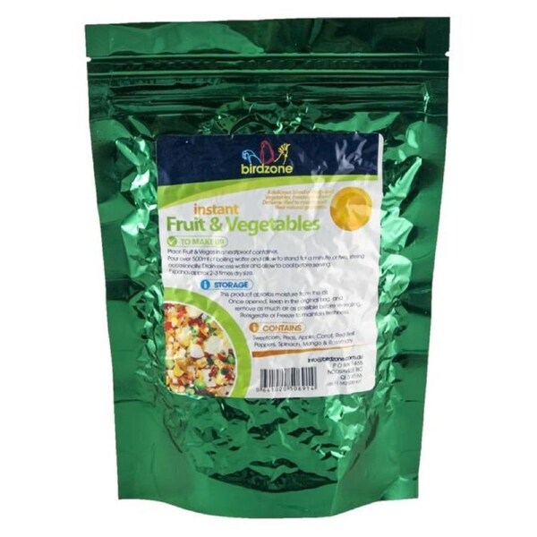 Birdzone Instant Fruit & Vegetables 120g