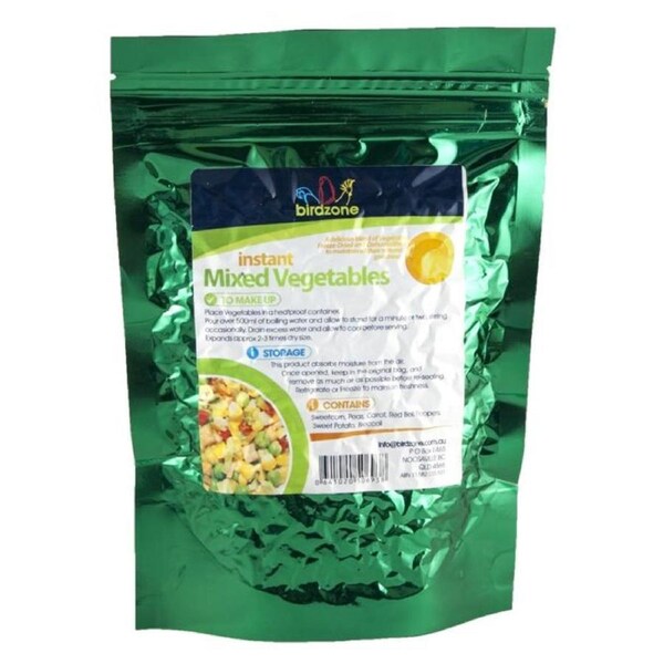 Birdzone Instant Mixed Vegetables 120g