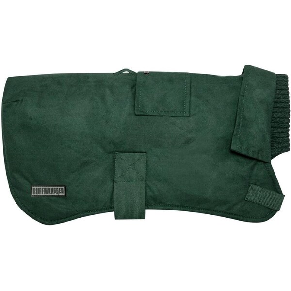 Ruff n Rugged Suedette Trench Dog Coat Moss XXX Large / Moss