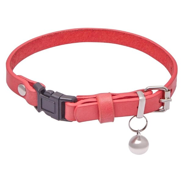 Lexi & Me Leather Cat Collar Red