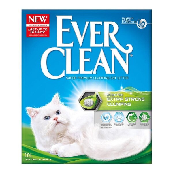 Ever Clean Scented Extra Strong Clumping Cat Litter 10L 10L