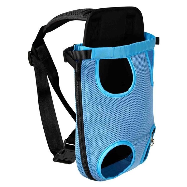Buddy & Belle Dog Backpack Blue/Black