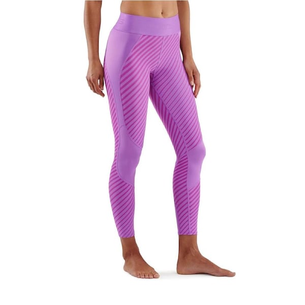 Skins Series-3 Women’S 7/8 Tights Linear Hot Pink Running Activewear M