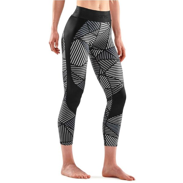 Skins Series-3 Women’S 7/8 Tights Black Angle Running Activewear XS