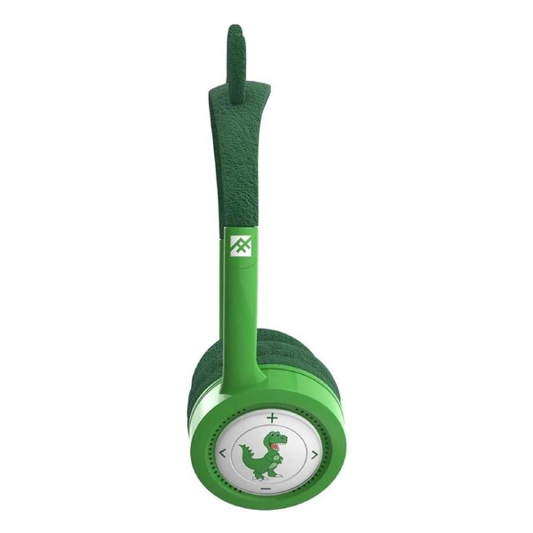 iFrogz Little Rockerz Costume Headphones - T Rex (Green) Green
