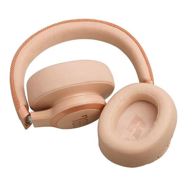 JBL Live 770NC Wireless True ANC Over-Ear Headphones - Sandstone Beige
