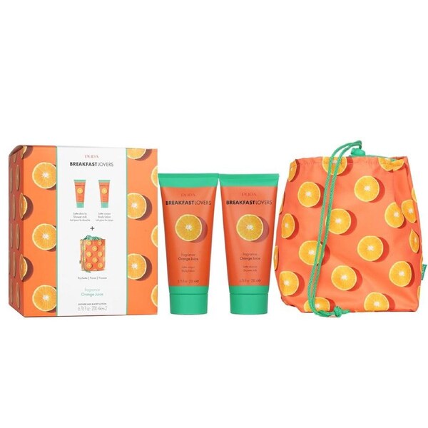 Pupa Breakfast Lovers Kit 1 Orange Juice: 2pcs+1bag 2pcs+1bag