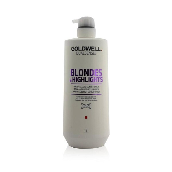 Goldwell Dual Senses Blondes & Highlights Anti-Yellow Conditioner (Luminosity For Blonde Hair) 1000ml/33.8oz 1000ml/33.8oz