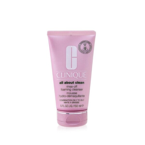 Clinique All About Clean Rinse-Off Foaming Cleanser - For Combination Oily to Oily Skin 150ml/5oz 150ml/5oz