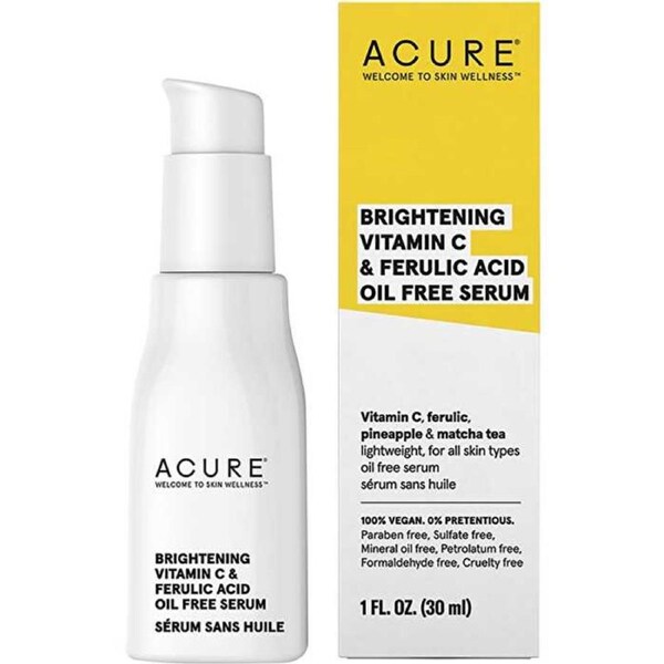 Acure Brightening Vit C & Ferulic Acid Oil Free Serum 30ml 30ml