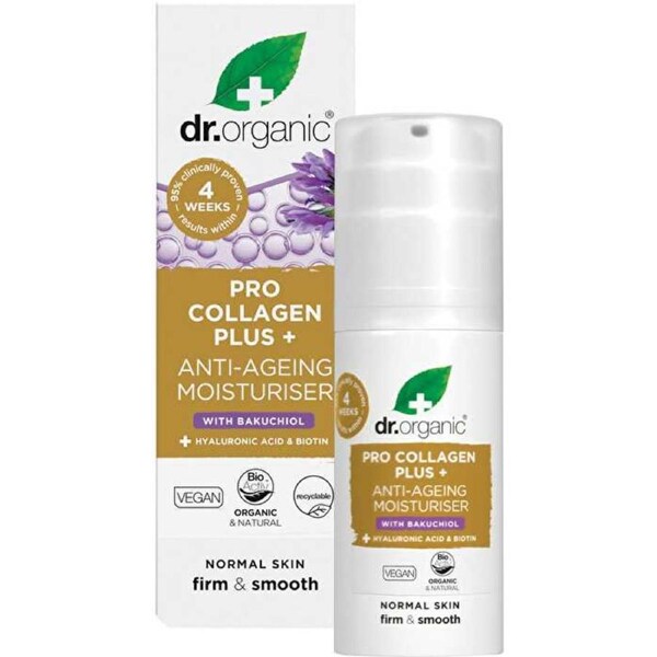 Dr Organic Pro Collagen Plus+ Anti-Ageing Moisturiser Bakuchiol 50ml 50ml