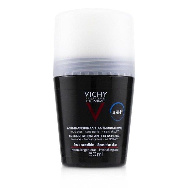 Vichy Homme 48H* Anti-Irritations & Anti Perspirant Roll-On (For Sensitive Skin) 50ml/1.69oz 50ml/1.69oz