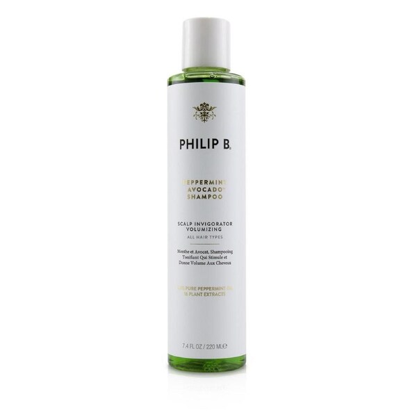 Philip B Peppermint Avocado Shampoo (Scalp Invigorator Volumizing - All Hair Types) 220ml/7.4oz 220ml/7.4oz