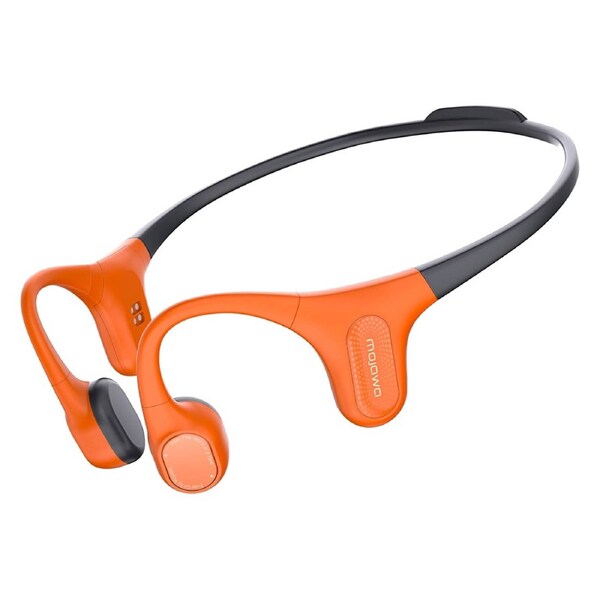 Mojawa Aerra Active ENC Noise Cancelling Open-Ear Waterproof Headphones - Black Orange Orange