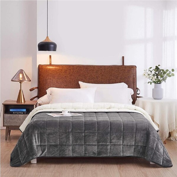 RAMESSES Sherpa Weighted Blankets 9KG / 122x198cm