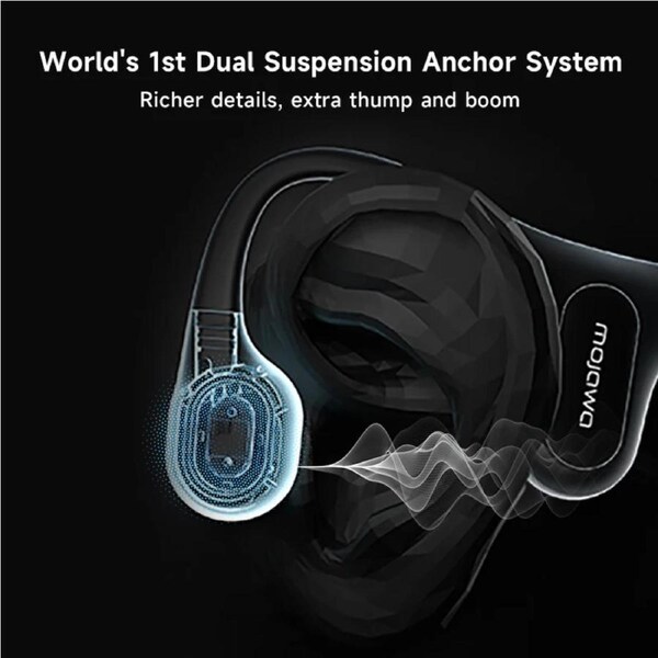 Mojawa Run Plus Bone Conduction Waterproof Sports Headphones - Pink Pink