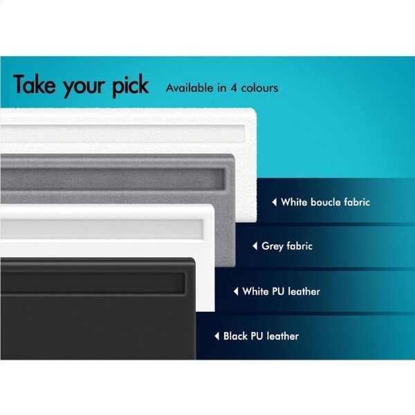 ALFORDSON Bed Frame Double Queen King Single RGB LED Gas Lift Storage Base Black King