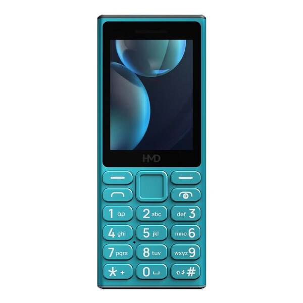 HMD 105 4G (Dual Sim, 128MB, Keypad Phone) - Cyan Green