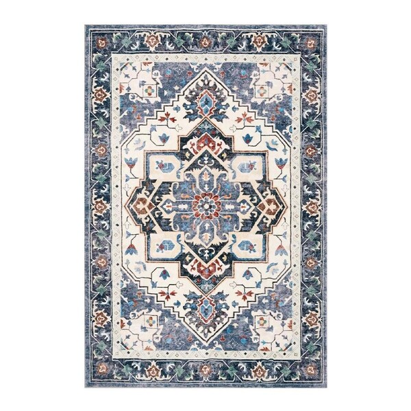 ZUNI Floor Rug Soft Fluffy Area Rug Living Room Bedroom 200x300cm_Blue