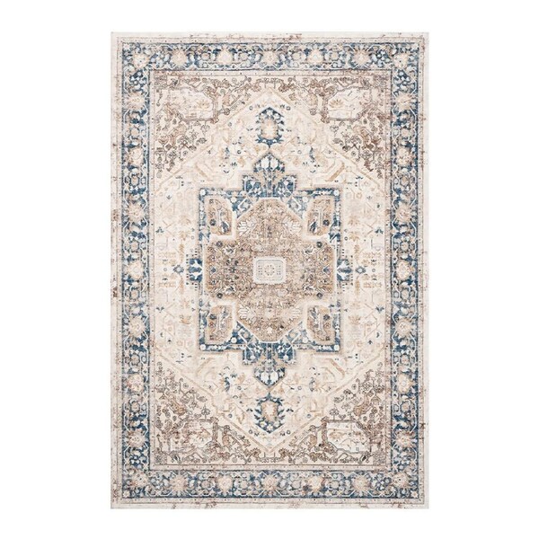 ZUNI Floor Rug 160x230CM Machine Washable Modern Area Rug Carpet Living Room 200x300cm_Pale Blue