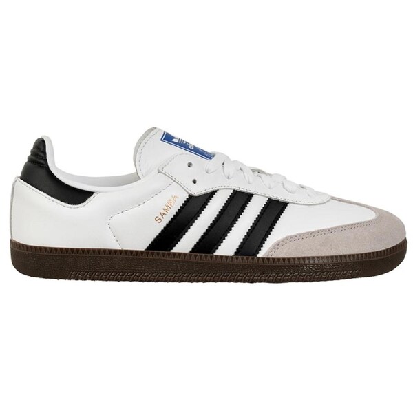 Adidas Men's Samba OG Sneakers Cloud White/Core Black/Clear Granite US Men's 10