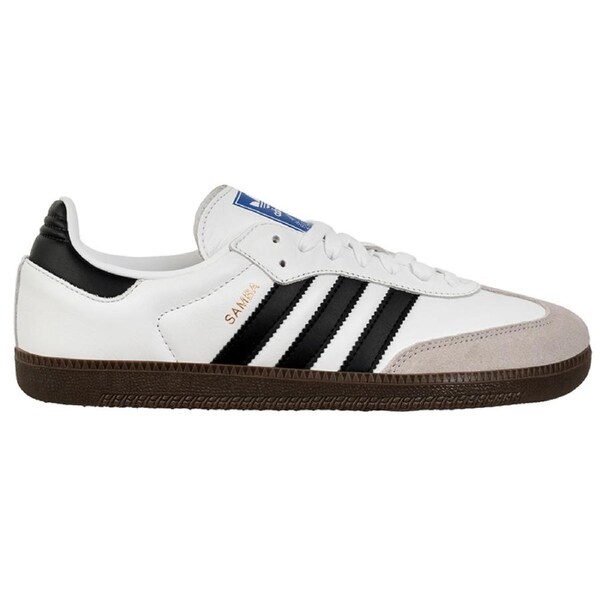 Adidas Men's Samba OG Sneakers Cloud White/Core Black/Clear Granite US Men's 12