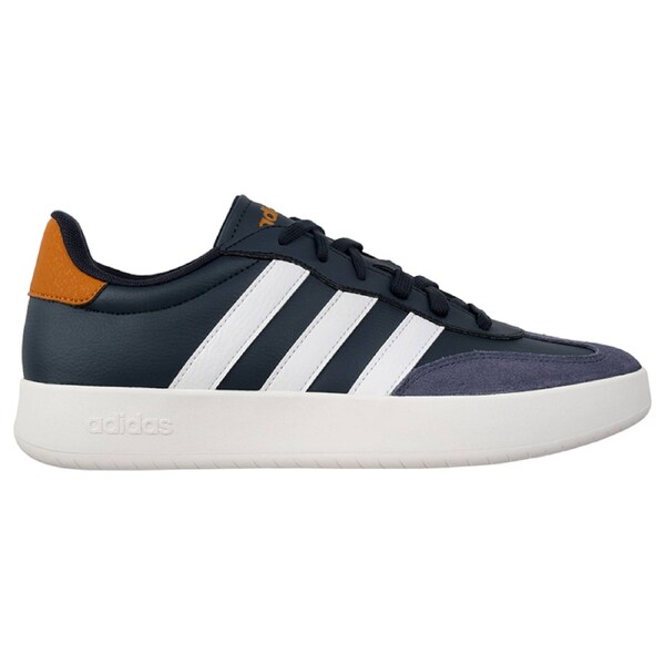 Adidas Men's Barreda Sneakers Aurora Ink/Cloud White/Focus Orange US Men's 10
