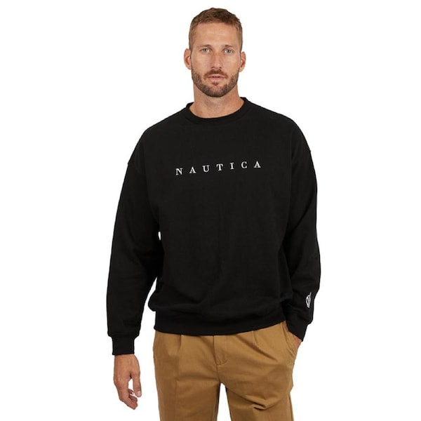Nautica Men's Lynche 2 Sweatshirt Black L
