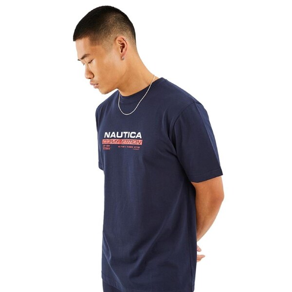 Nautica Men's Bates T-Shirt Dark Navy XL