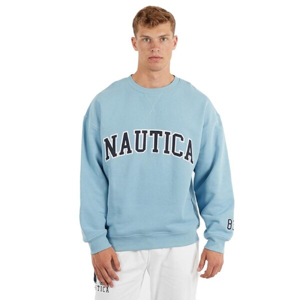Nautica Men's Gamma Sweater Sky Blue XL