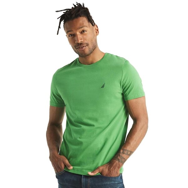 Nautica Men's Classic Crewneck Tee Fair Green XXL