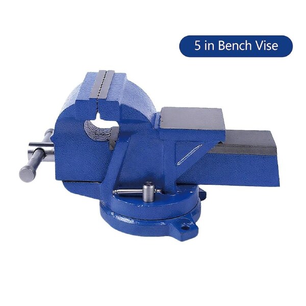 SALESBAY 4/5/6"Bench Vise Multi-Purpose Heavy Duty Ductile Iron 360° Swivel Base 5" (125&nbsp;mm)