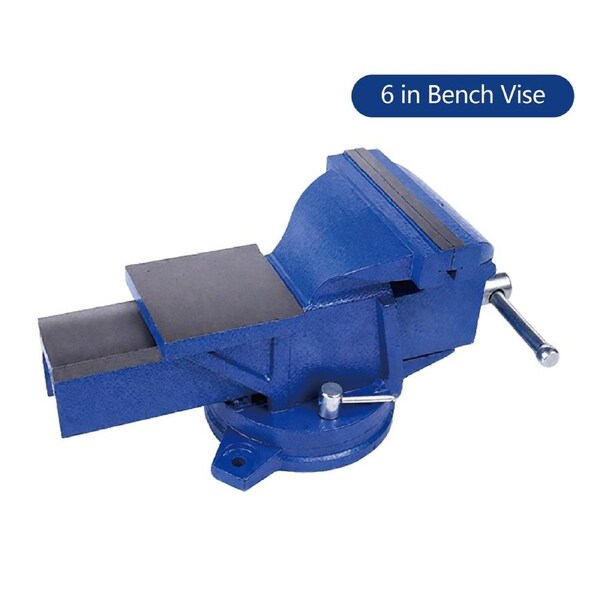 SALESBAY 4/5/6"Bench Vise Multi-Purpose Heavy Duty Ductile Iron 360° Swivel Base 6" (150&nbsp;mm)