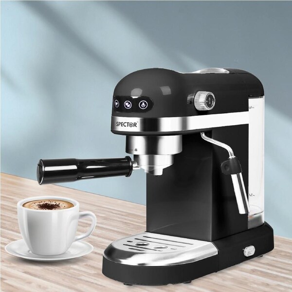 Spector Coffee Machine Espresso Latter Cappuccino Flat White Maker Milk Frother Black