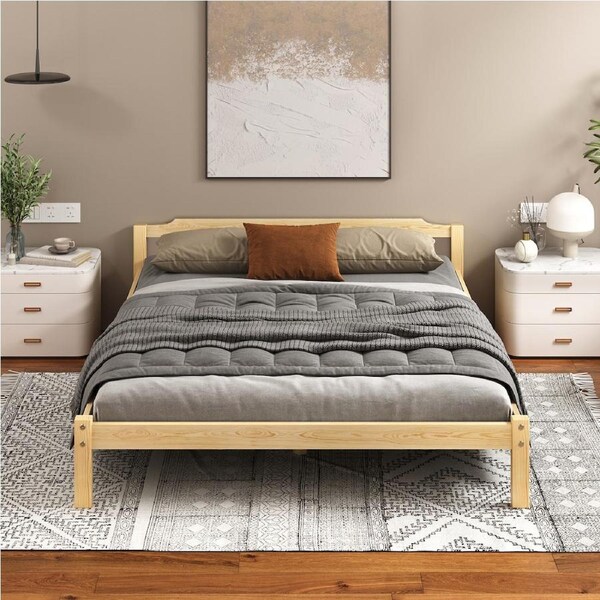 ALFORDSON Bed Frame Queen Double King Single Size Wooden Mattress Base Beatrix Beatrix - King