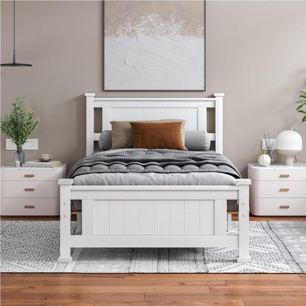 ALFORDSON Bed Frame Queen Double King Single Size Wooden Mattress Base Arne Series Arne - King Single