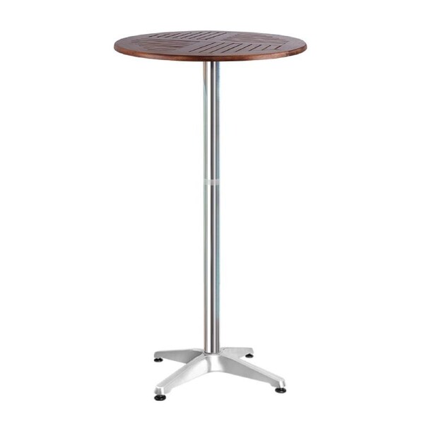 Gardeon Outdoor Bar Table Cafe Patio Setting Stools Table Aluminium Furniture Model 4