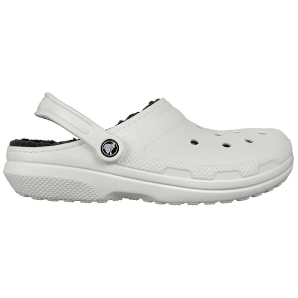 Crocs Unisex Classic Lined Clogs White/Grey US M10/W12