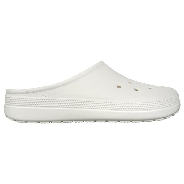 Crocs Unisex Classic Low Profile Clog White US M8/W10