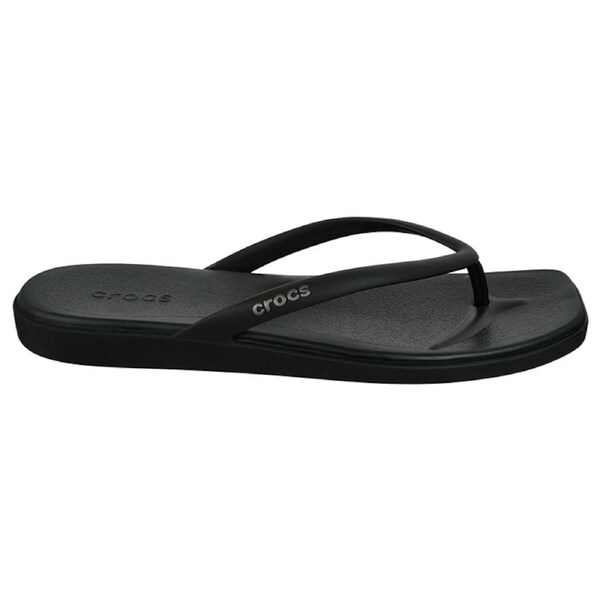 Crocs Women's Miami Flip Sandals Black US Women's 6
